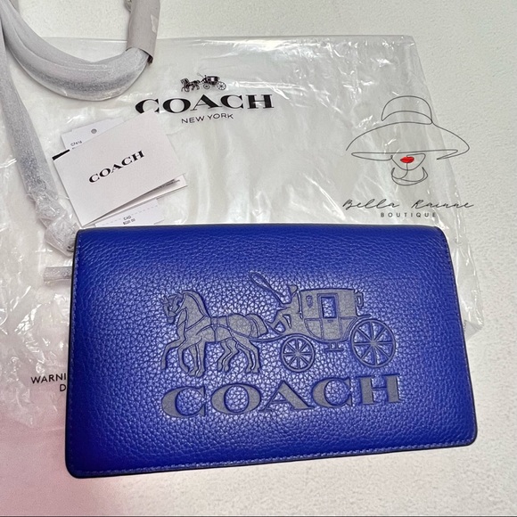 *Sold* COACH Women's Anna Foldover Clutch Crossbody - Picture 1 of 4